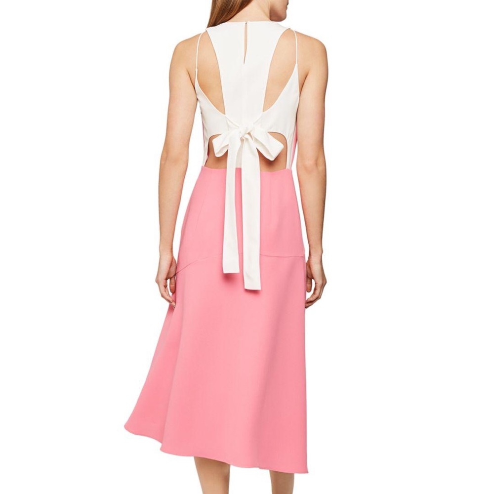 Reiss
Women's Pink Cheyenne Back - Cutout Midi Dress
